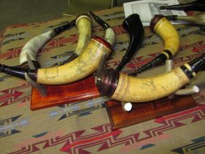 Horn Items for sale and on display